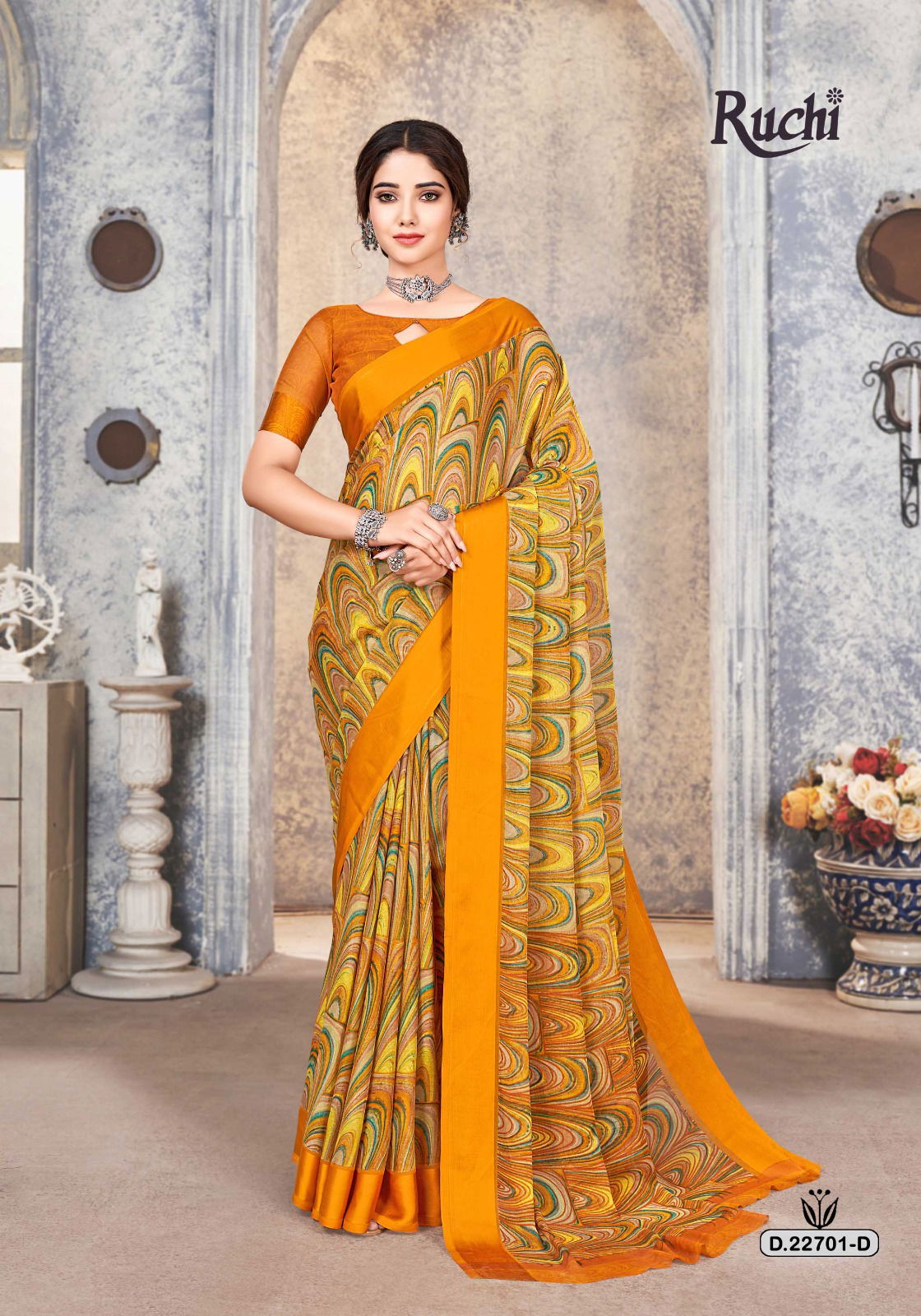 Cherry 33 By Ruchi Colors Daily Wear Sarees Catalog